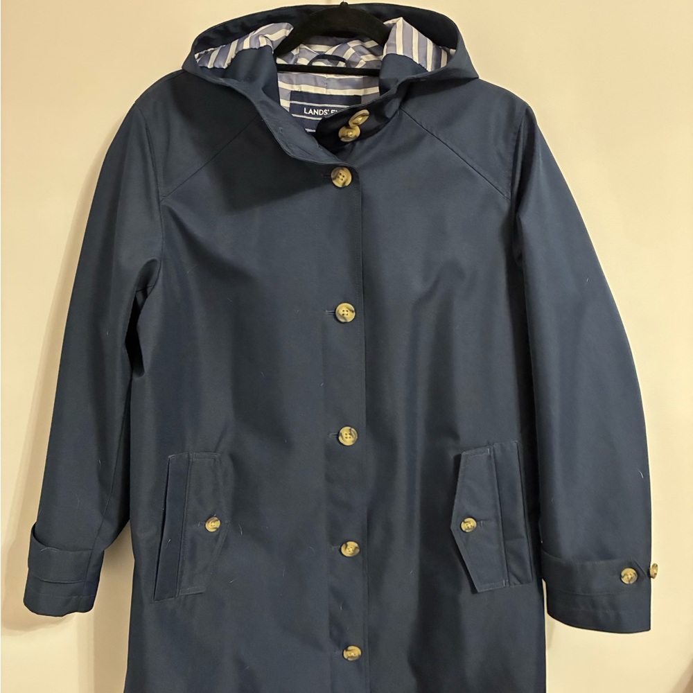 Lands' End Nautical Hooded Jacket